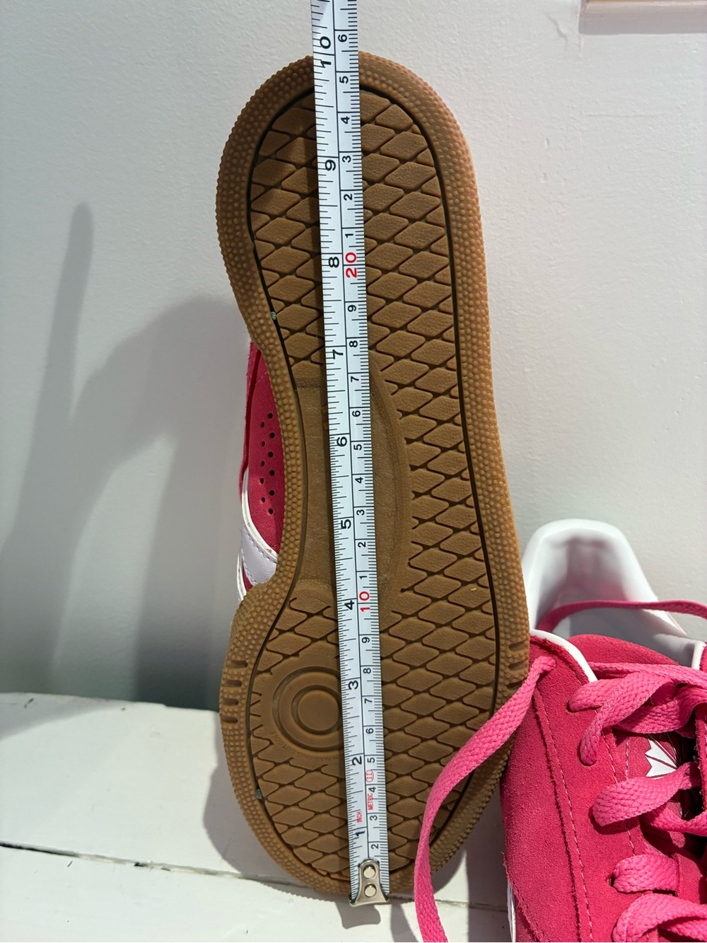 Reebok Club C Grounds UK Pink Suede Vintage Sneakers Gum Sole US 8 / EU 38.5 - Picture 9 of 10